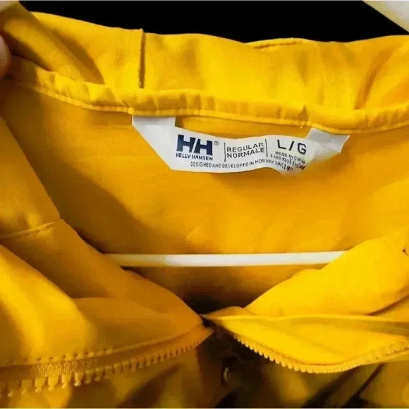 Men’s Helly-Hansen Waterproof  Hooded Rain Jacket Size L - Picture 3 of 9